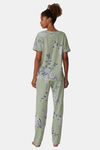 Triumph Cotton Pyjama Set - Moroccan Mint — thumbnail 2